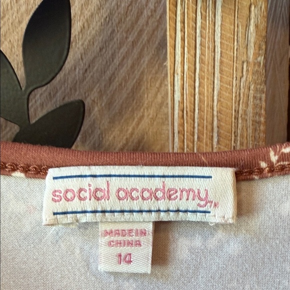 Adorable Brown Floral Kids Dress - Picture 2 of 9